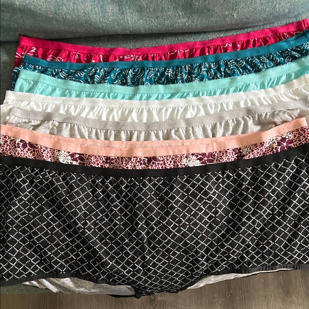 7 NWOT Comfort Choice Underwear Set S 16